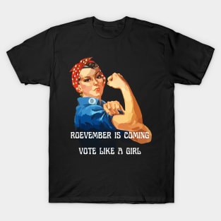 Vote Like A Girl Rosie the Riveter T-Shirt